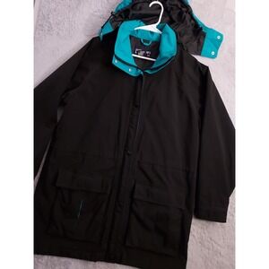 Vintage Lands End Jacket Womens Medium Gore Tex Full Zip Parka Hiking Made USA M